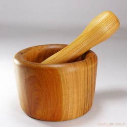 grand mortier en bois
