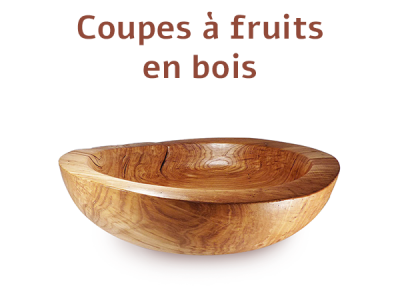 Coupe à fruits en bois