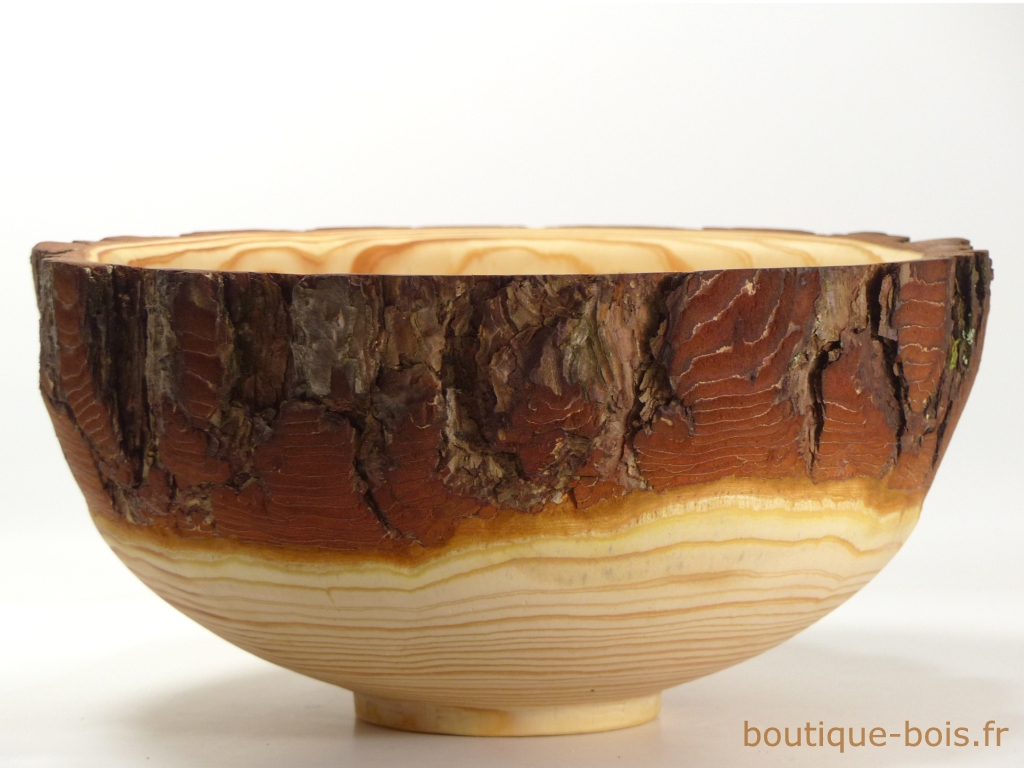 coupe à fruits en bois de pin