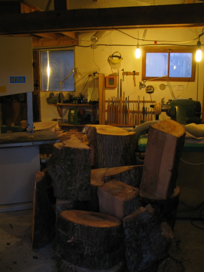 Débits de bois pour tournage